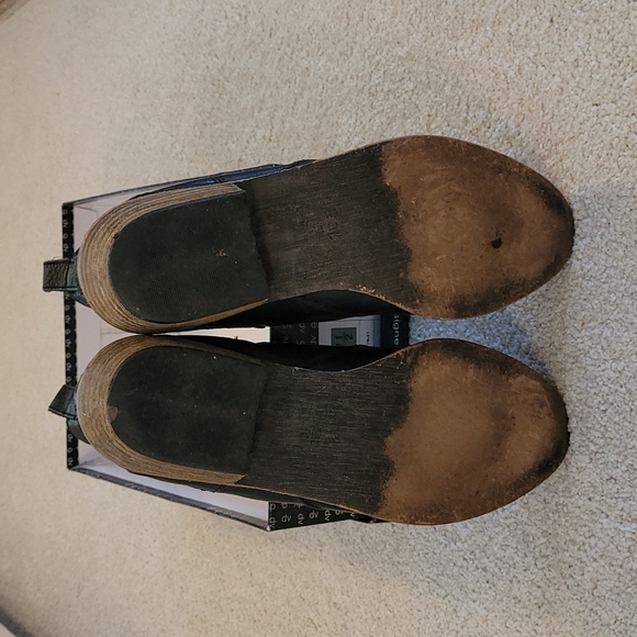 Gap Black Leather Chelsea Western Boots - Picture 5 of 6